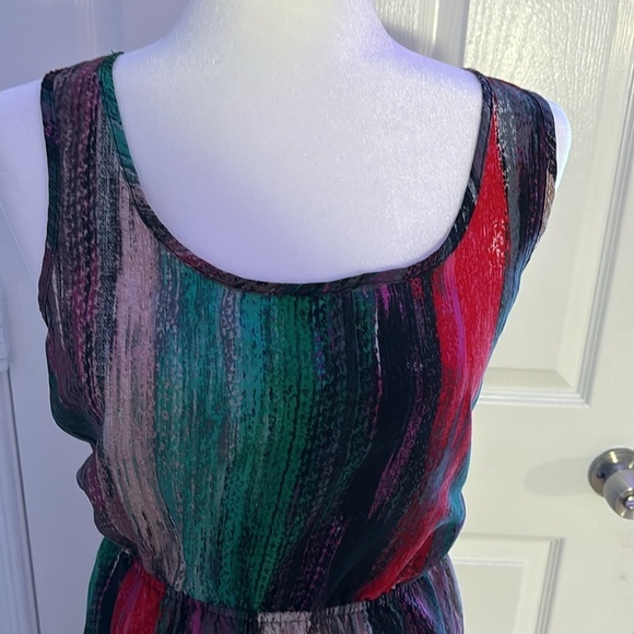 Xhiliration high low colorful dress - Picture 3 of 7